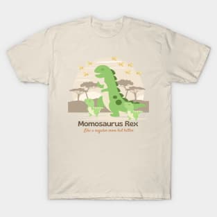 Mother's Day Dinosaur Design T-Shirt